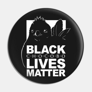 Black Chocobo Pin