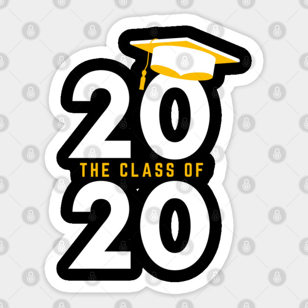 The class of 2020 graduation T-shirt Sticker by Tshirtiz