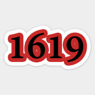 1619 funny logo Magnet