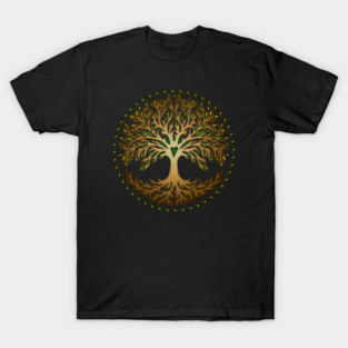 Celtic Tree of Life Yggdrasil Viking Norse Nature world Tree T-Shirt