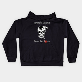 No more fun and games Kids Hoodie