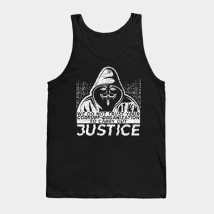 Anonymous - Do Not Trust - WHT Tank Top