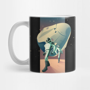 launch america spaceX Mug