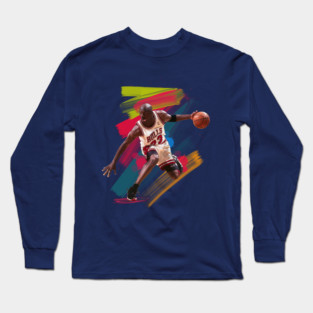 Michael Jordan basketball legend Long Sleeve T-Shirt