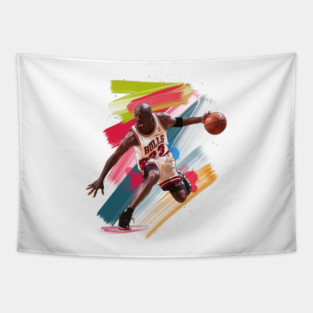 Michael Jordan basketball legend Tapestry