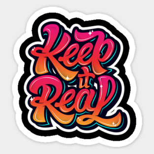 Keep It Real Freestyle Hip Hop Tee Magnet