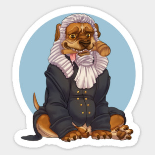 Judge Brutor (Rusty Quill Gaming) Sticker
