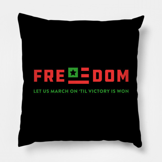 FREEDOM Pillow by JSNDMPSY