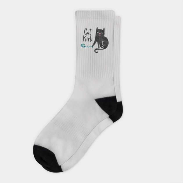 Cat Kirk Socks by Stars Hollow Mercantile