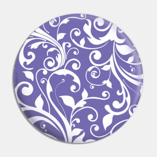 Pretty Purple Paisley Pin
