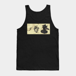 I heart Plague Doctors 3 Tank Top