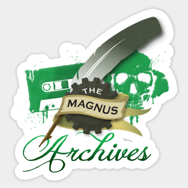 The Magnus Archives - Classic Logo Sticker by Rusty Quill