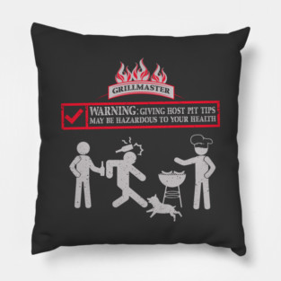 BBQ PIT TIPS Pillow