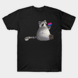 Bisexual Pride Raccoon T-Shirt