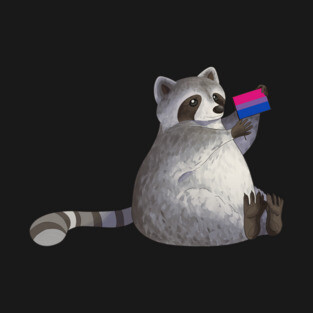 Bisexual Pride Raccoon T-Shirt