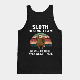 SLOTH HIKING TEAM Tank Top