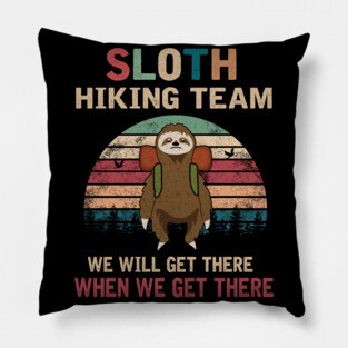SLOTH HIKING TEAM Pillow