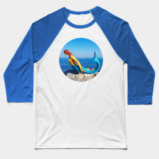 Stoned Mermaid Vacation Baseball T-Shirt