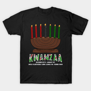 Kwanzaa Kinara Candle T-Shirt