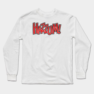 Hazzum Red Logo Long Sleeve T-Shirt