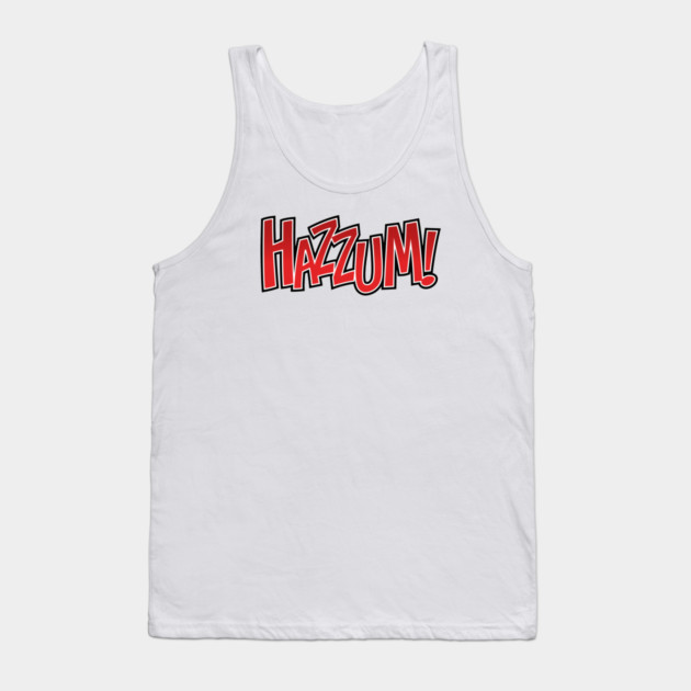 Hazzum Red Logo Tank Top by Hazzum