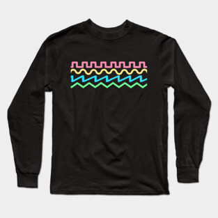 Synthesizer Waveform Long Sleeve T-Shirt