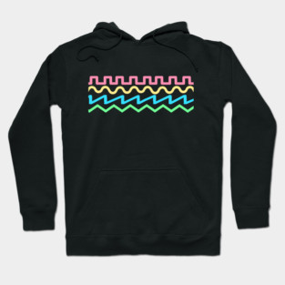 Synthesizer Waveform Hoodie