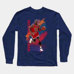 Michael Jordan basketball legend Long Sleeve T-Shirt