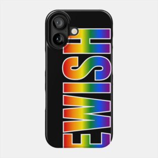 Rainbow Jewish LGBTQ Pride Phone Case