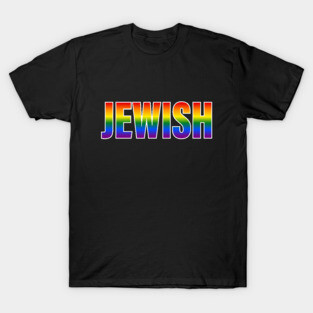 Rainbow Jewish LGBTQ Pride T-Shirt