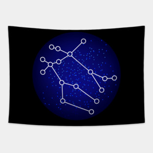 Gemini Zodiac Sign Gift Tapestry