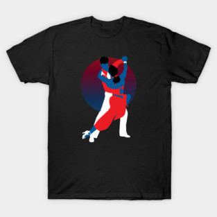 Tango Dancers Graphic Design T-Shirt