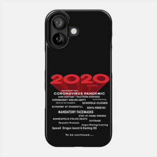 2020 so far... Phone Case