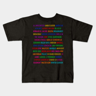 Broadway Theatres Kids T-Shirt
