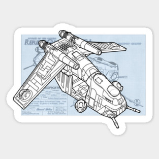 Republic GunShip Sticker