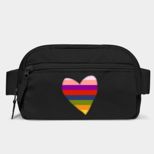 Small Rainbow Heart Bag