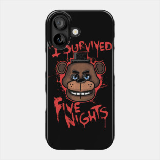 I Survived Five Nights At Freddy's Pizzeria Phone Case