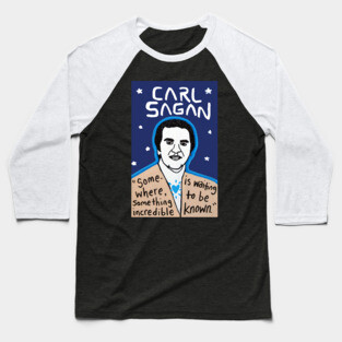 Carl Sagan Baseball T-Shirt