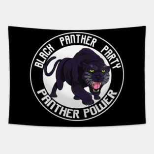 Black Panther Party Logo Tapestry