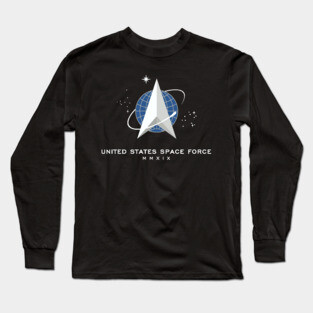 Space Force Logo Long Sleeve T-Shirt