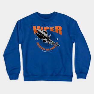 F-16 Viper Patch Crewneck Sweatshirt
