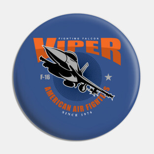 F-16 Viper Patch Pin