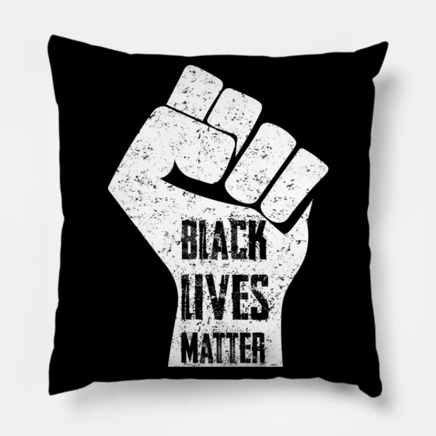 Black Lives Matter Fist Pillow by creative