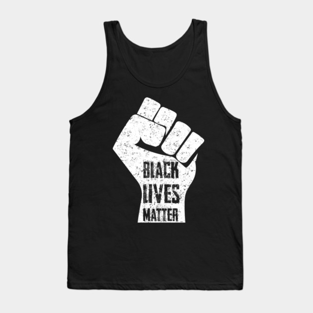 Black Lives Matter Fist Tank Top by creative