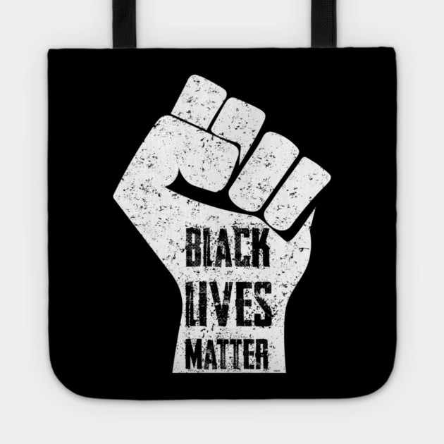 Black Lives Matter Fist Tote by creative