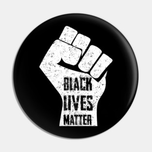 Black Lives Matter Fist Pin
