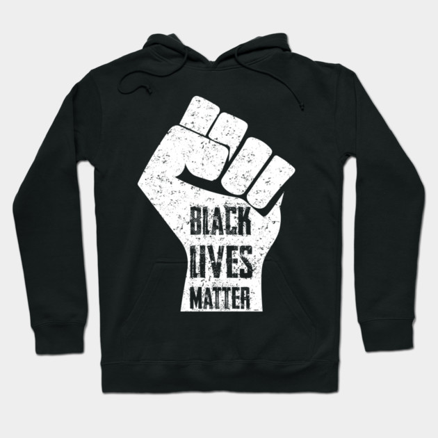 Black Lives Matter Fist Hoodie by creative