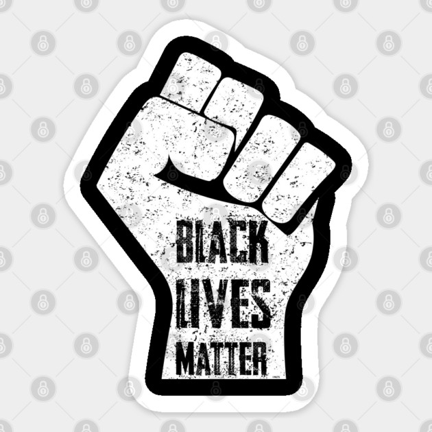 Black Lives Matter Fist Sticker by creative
