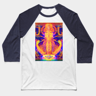 Alphonse Mucha Remixed 01 Baseball T-Shirt