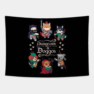 Dungeons & Doggos Tapestry